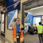 JA BizTown citizen greeting others